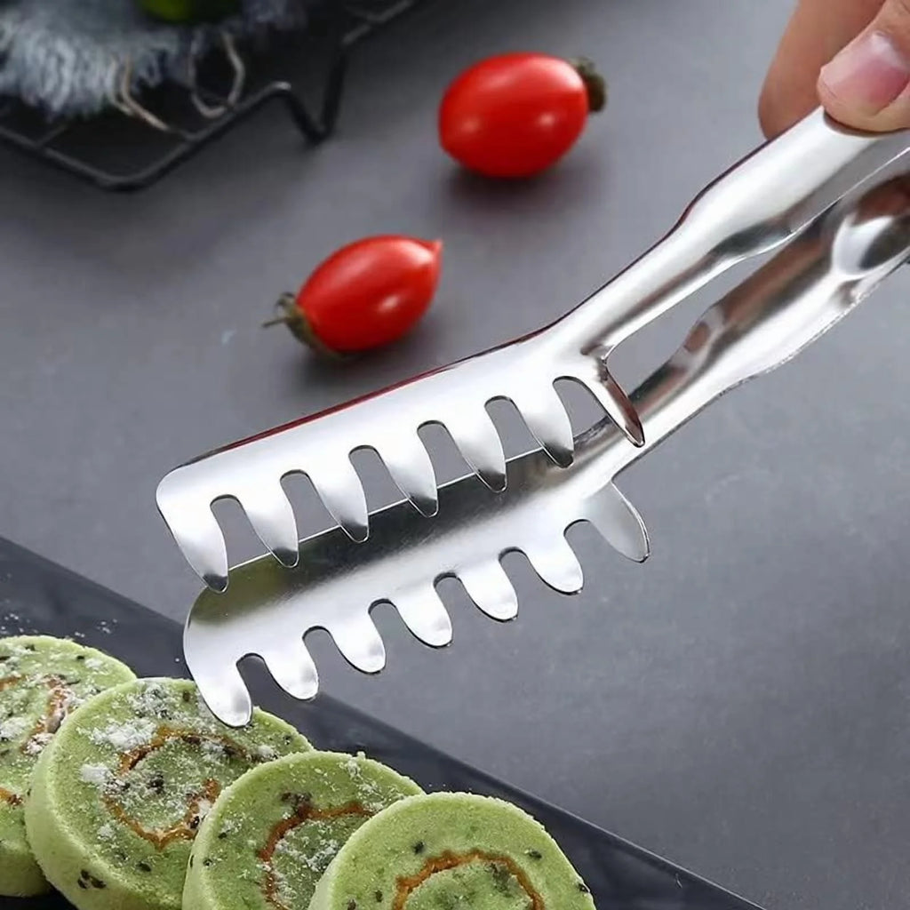 2-Piece Spaghetti Set Stainless Steel Pasta& Tongs Heat Resistant 12 Inch – Durable Stainless Steel Construction for Streamlined Everyday Routines