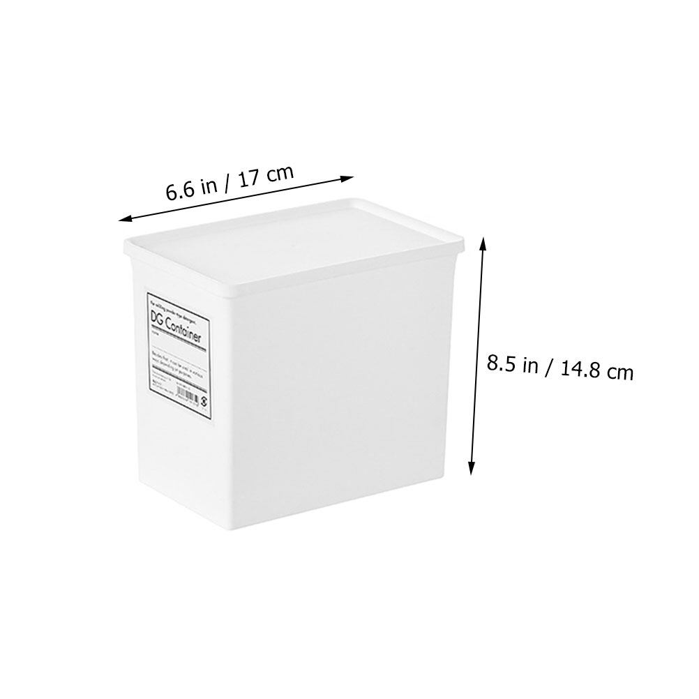 6 pcsHome Use Storage Box Lid Washing Powder Box Storage Box Practical Container – Practical Home Organization for Streamlined Everyday Routines