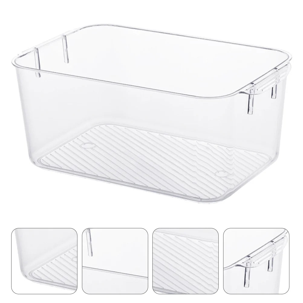 Clear Organizer Drawers Storage Bins Cosmetic Box Sundries Container – Clear-View Organization for Streamlined Everyday Routines