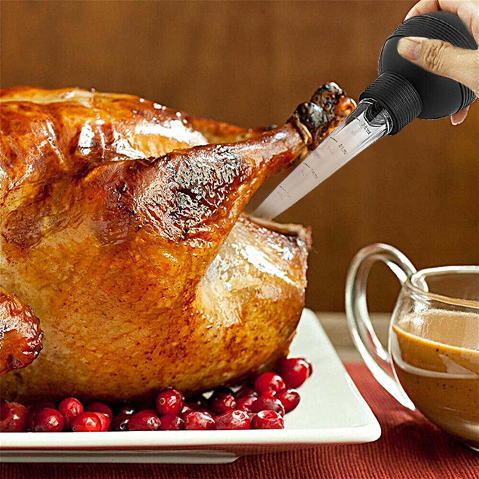 Hiroekza Turkey Baster 28ml Meat Baster Kitchen Utensil For Turkey Beef Pork Roasting Chicken Kitchen Gadgets Clearance – Everyday Kitchen Functionality for Streamlined Everyday Routines