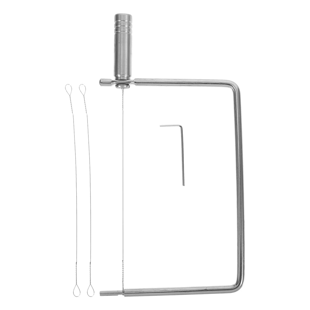 unbranded Stainless Steel Cheese Slicer with Wire Multipurpose Cheese Cutter for Slices Handheld Cheese Slicer for Butters and Cheese Blocks Kitchen Tool – Durable Stainless Steel Construction for Streamlined Everyday Routines