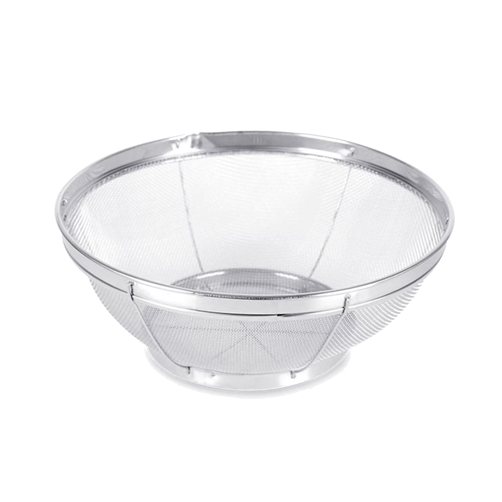 Stainless Steel Rice Washing Bowl Fine Mesh Strainer Large Colander for Fruits and Vegetables – Durable Stainless Steel Construction for Streamlined Everyday Routines