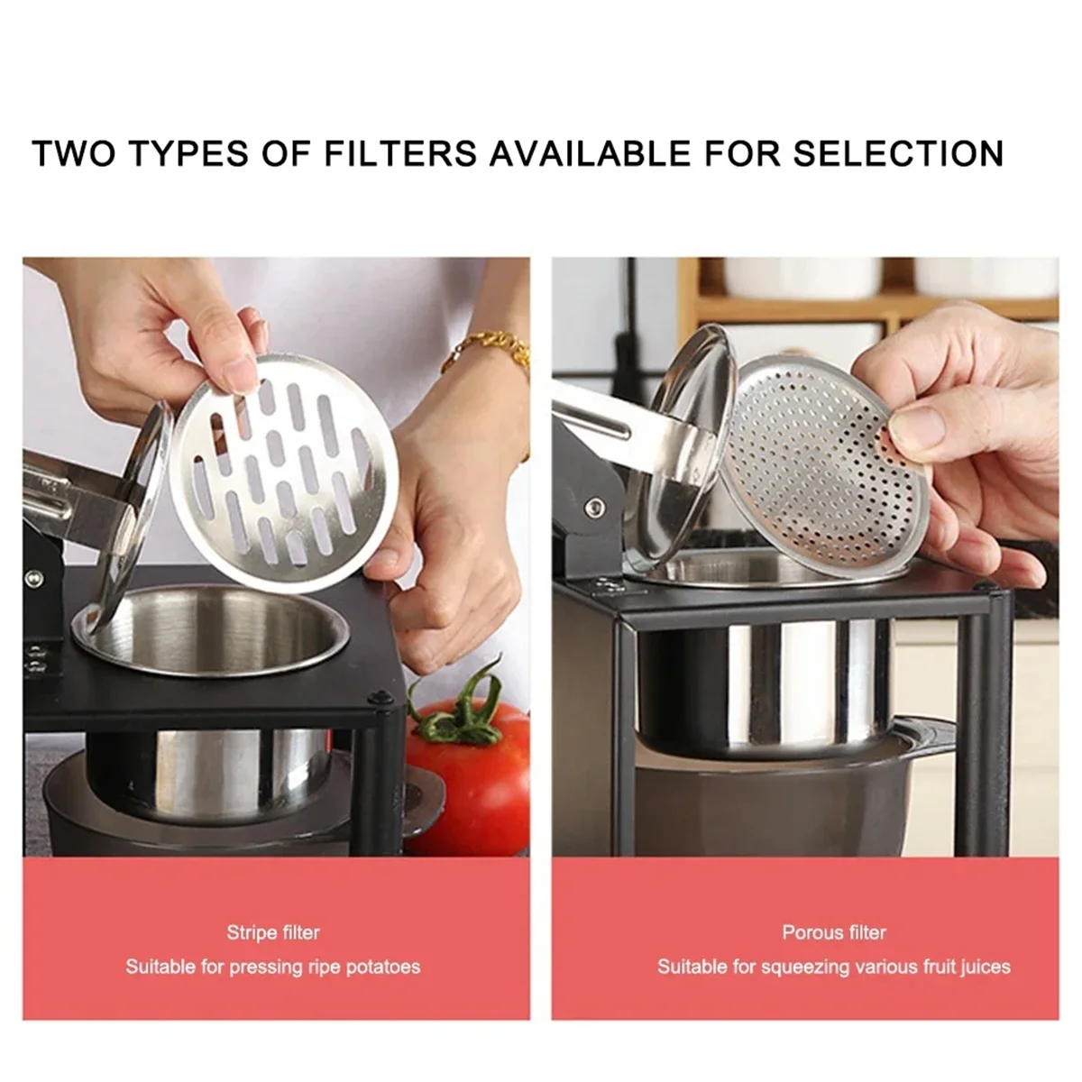 304 Stainless Steel Squeezer Juicer Hand Citrus Manual Juicer Portable Juicer for Kitchen Bar Restaurant – Durable Stainless Steel Construction for Streamlined Everyday Routines