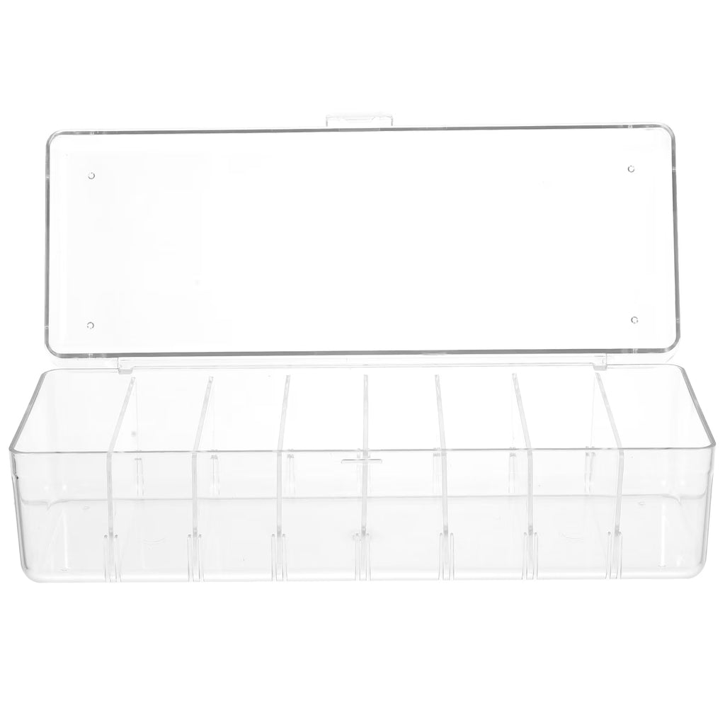 Card Game Business Cards Card Storage Box Travel 26X10X7.5CM Transparent – Clear-View Organization for Streamlined Everyday Routines