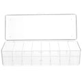 Card Game Business Cards Card Storage Box Travel 26X10X7.5CM Transparent – Clear-View Organization for Streamlined Everyday Routines
