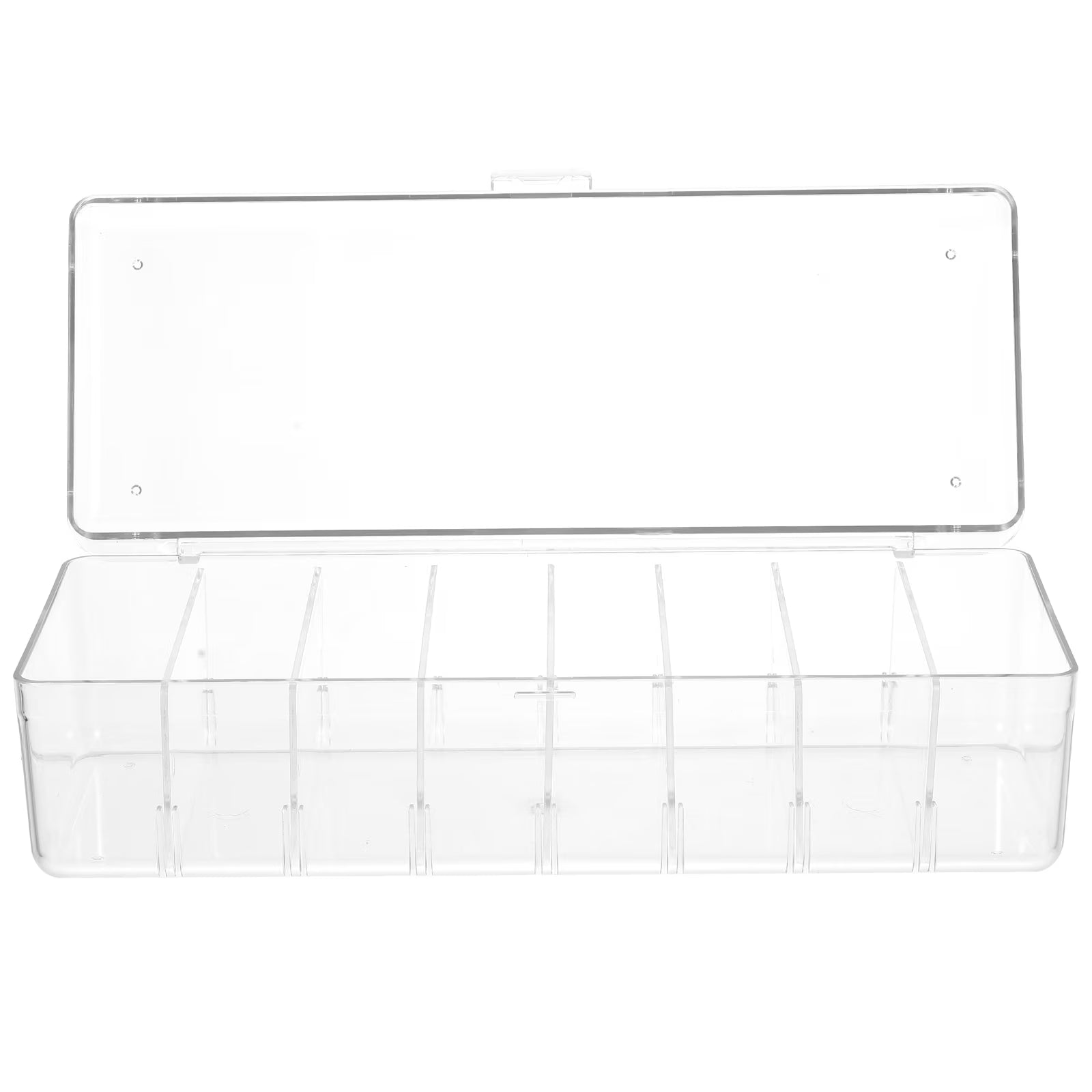 Card Game Business Cards Card Storage Box Travel 26X10X7.5CM Transparent – Clear-View Organization for Streamlined Everyday Routines