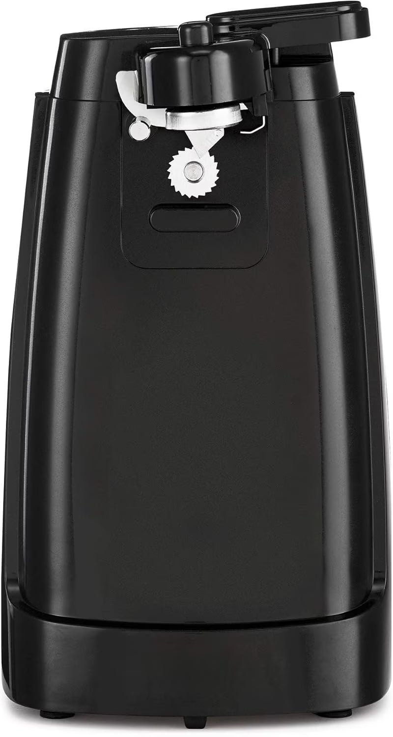 Electric Can Opener and Knife Sharpener Multifunctional Jar and Bottle Opener with Removable Cutting Lever and Cord Storage Stainless Steel Blade – Durable Stainless Steel Construction for Streamlined Everyday Routines