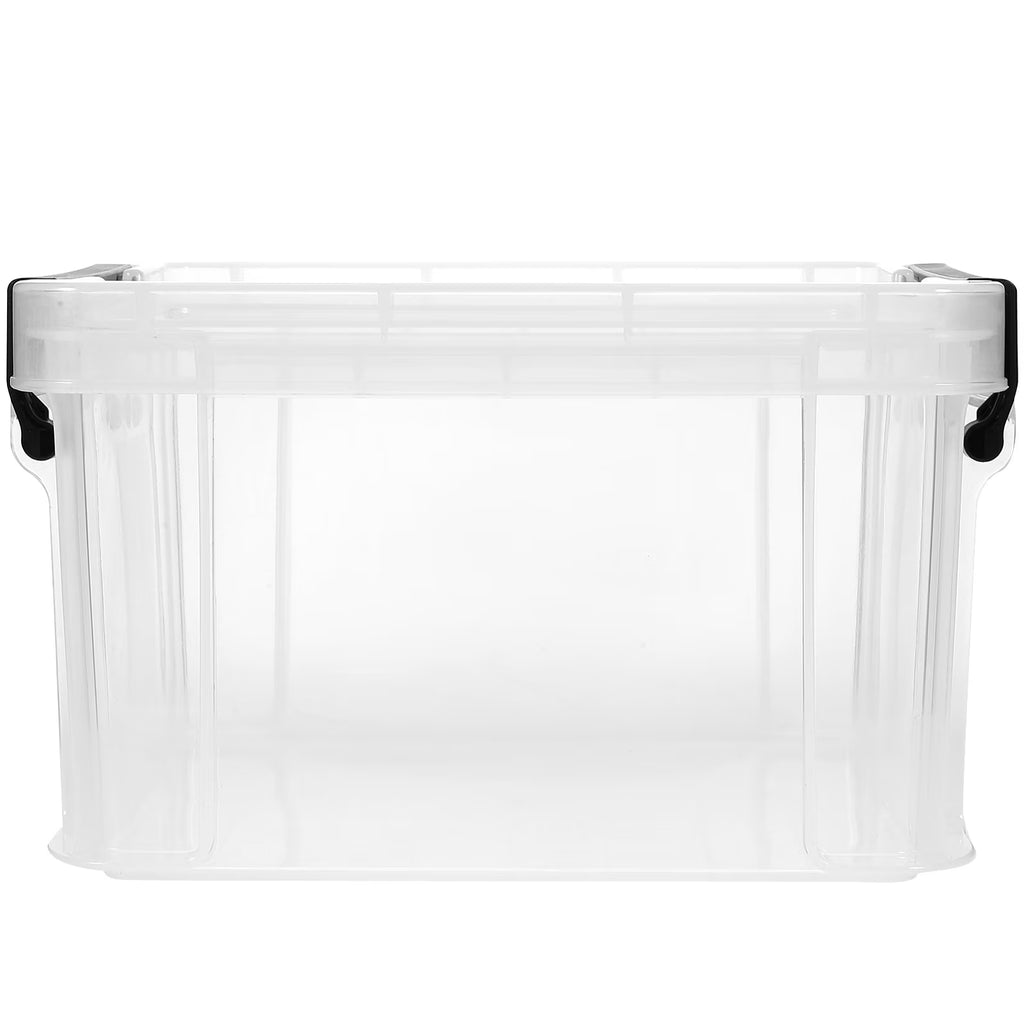 Transparent Dust-proof and Moisture-proof Household Storage Box with Lid Makeup – Secure Lid Design for Streamlined Everyday Routines