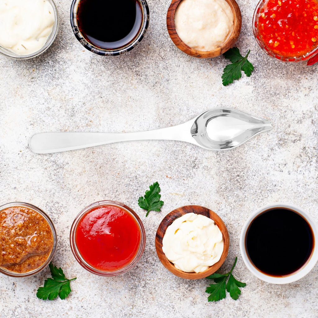 unbranded Household Spoon Stainless Steel Sauce Spoon 19.50X3.50X3.50CM Silver – Durable Stainless Steel Construction for Streamlined Everyday Routines