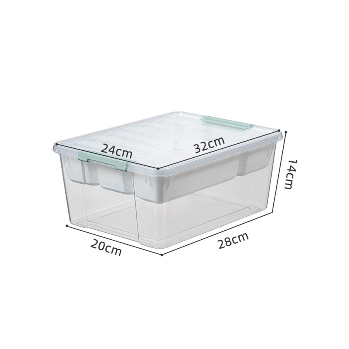 Plastic Stackable Storage Container Bin Box Tote with Lid for Home – Stackable Organization for Streamlined Everyday Routines