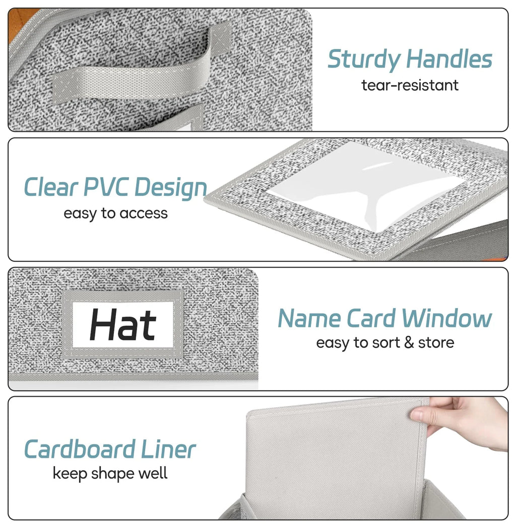 2 Pcs Stackable Hat Storage for Baseball Caps Holds up to 24 Caps Hat Organizer for Closet Sturdy Snapback Boxes for Men with Cardboard Grey – Stackable Organization for Streamlined Everyday Routines