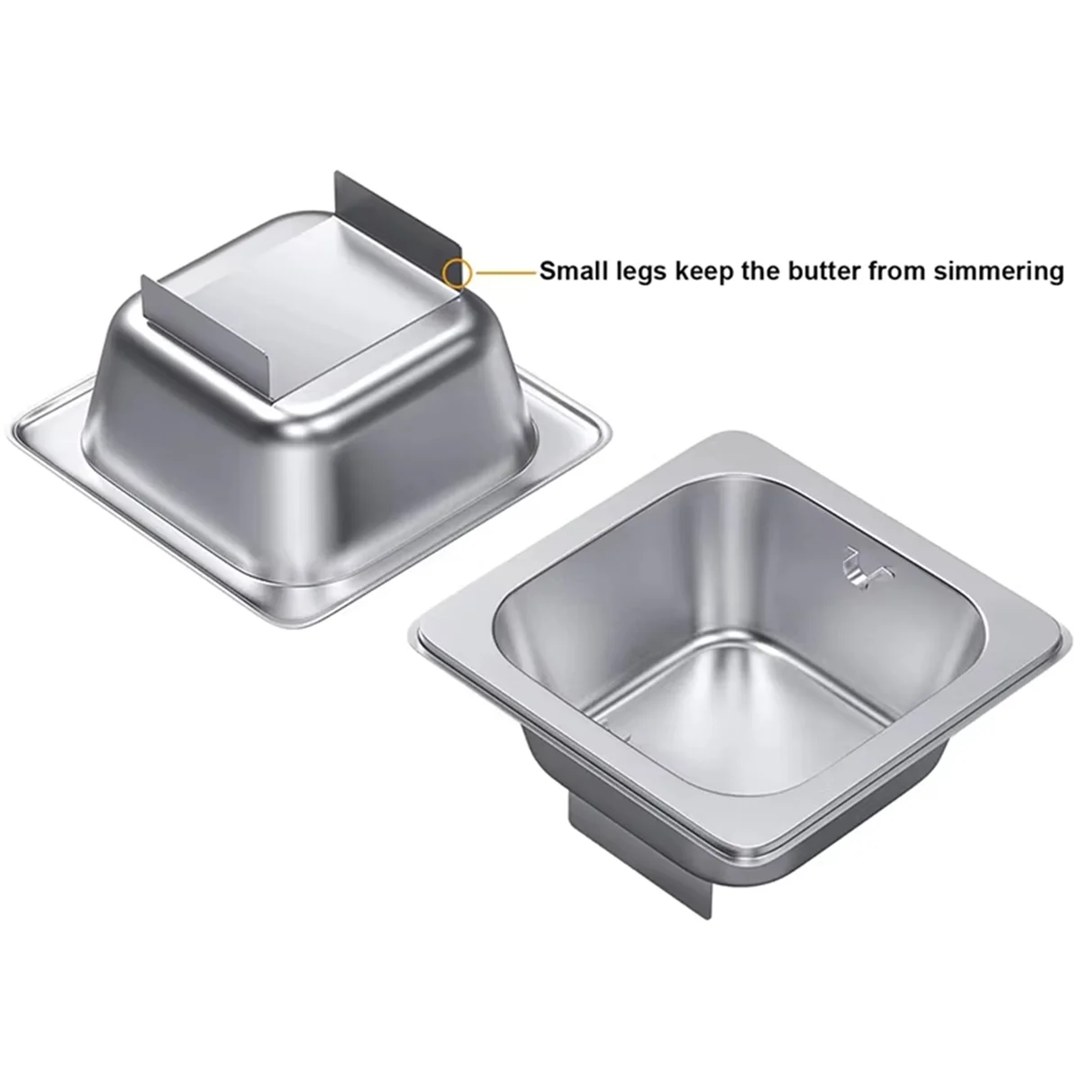 Stainless Steel Butter Wheel - Melted Dispenser for Even Spreading Essential Kitchen Gadget American Burgers – Durable Stainless Steel Construction for Streamlined Everyday Routines