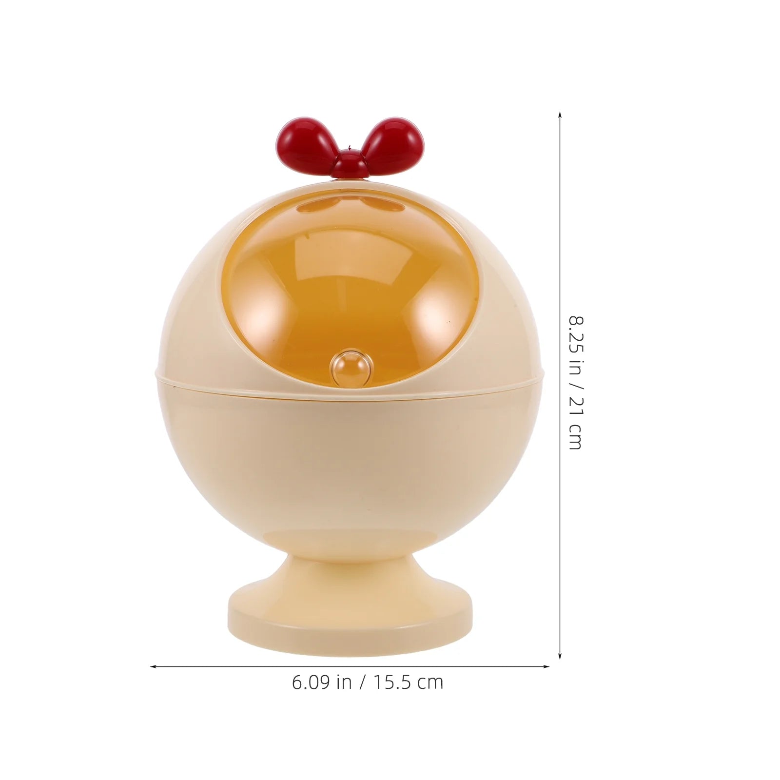 Figurine Decor Hair Accessories Storage Box Baby Miss 21.00X15.50X15.50CM Beige – Convenient Family Mealtime Use for Streamlined Everyday Routines
