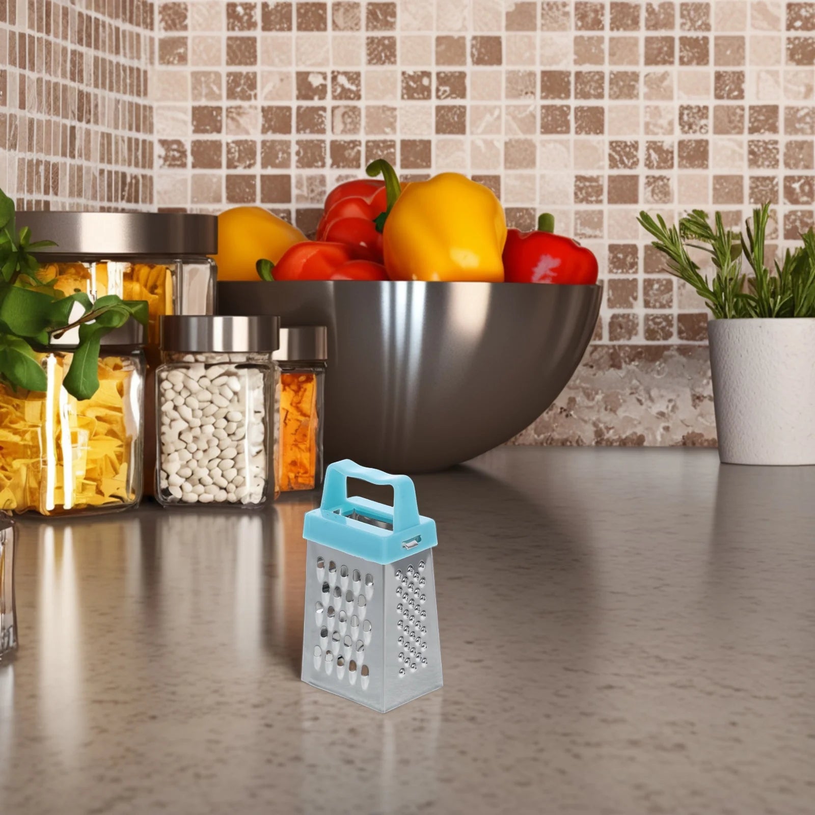 unbranded 6pcs Mini Cheese Grater Stainless Steel Small Box Grater Vegetables Shredder Handheld Kitchen Tool for Slicing Cheese Ginger Potatoes – Durable Stainless Steel Construction for Streamlined Everyday Routines