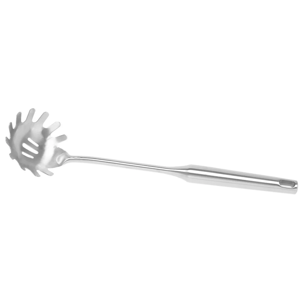 4 Pieces Stainless Steel Spaghetti Server Set Stainless Steel Spaghetti Pasta Tong Pasta Spoon Server Fork,2 x clip 2 x spoon,Silver – Durable Stainless Steel Construction for Streamlined Everyday Routines