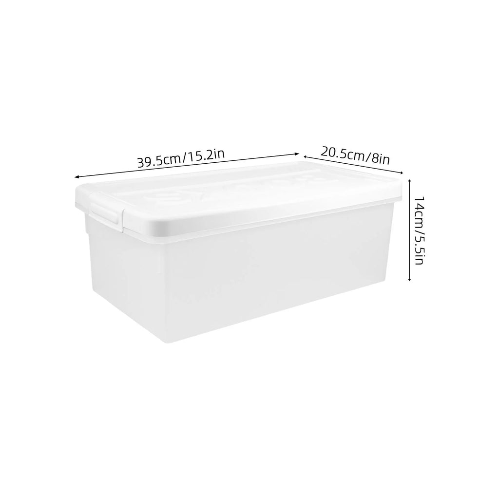 Book Storage Box Office Travel 39.50X20.50X14.00CM White – Practical Home Organization for Streamlined Everyday Routines