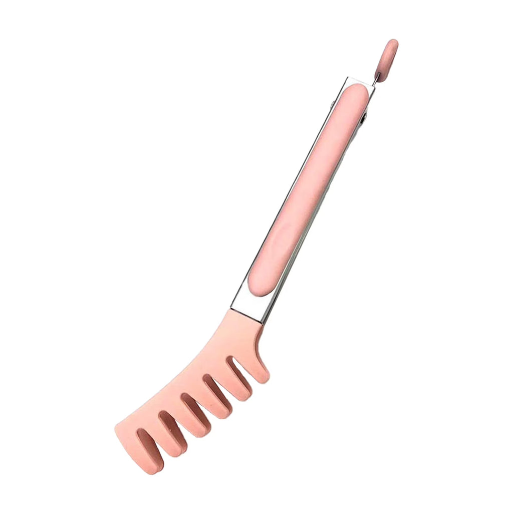 Stainless Steel Pasta Tong With Silicone Tips Non Food Serving Tongs For Nood Les Spaghetti Kitchen Cooking Baking BBQ Tools – Durable Stainless Steel Construction for Streamlined Everyday Routines