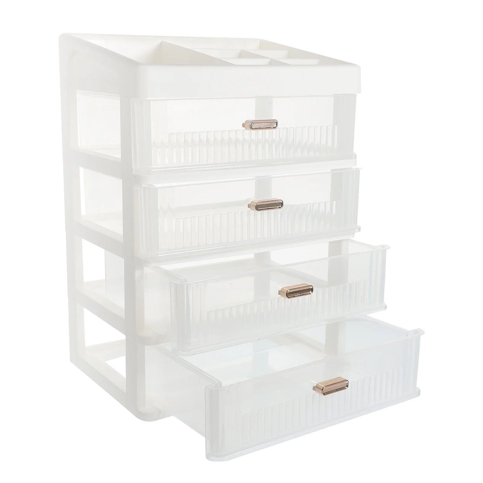 Skincare Desktop Storage Box 32.00X23.00X17.00CM White – Practical Home Organization for Streamlined Everyday Routines