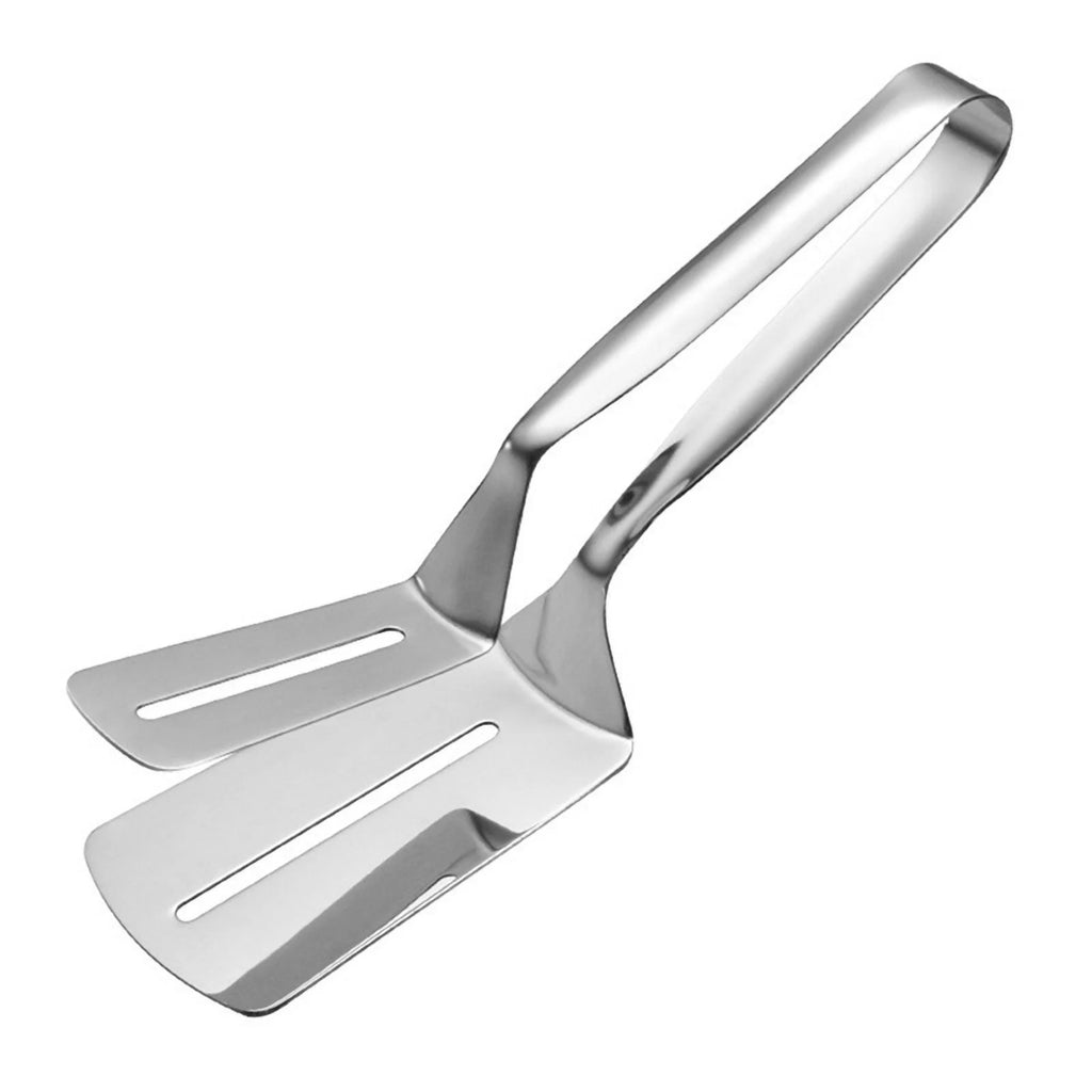 Stainless Steel Double-Sided Shovel Clip Stainless Steel Spatula Kitchen Tongs,Grill Clamp Flipping Spat – Durable Stainless Steel Construction for Streamlined Everyday Routines