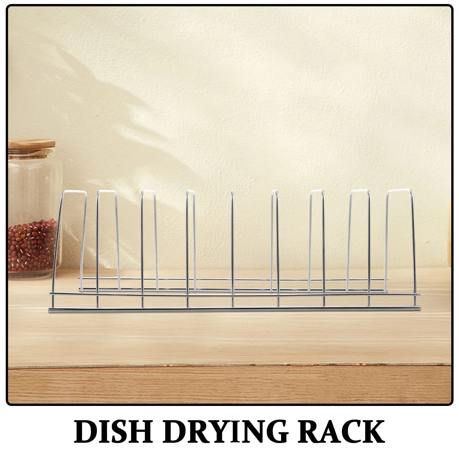 unbranded Kitchen Dish Drying Rack Made OfStainless Steel Stainless Steel Storage Box Kitchen Dish Tray Kitchen Bowl Stand Kitchen Plate Stand – Durable Stainless Steel Construction for Streamlined Everyday Routines