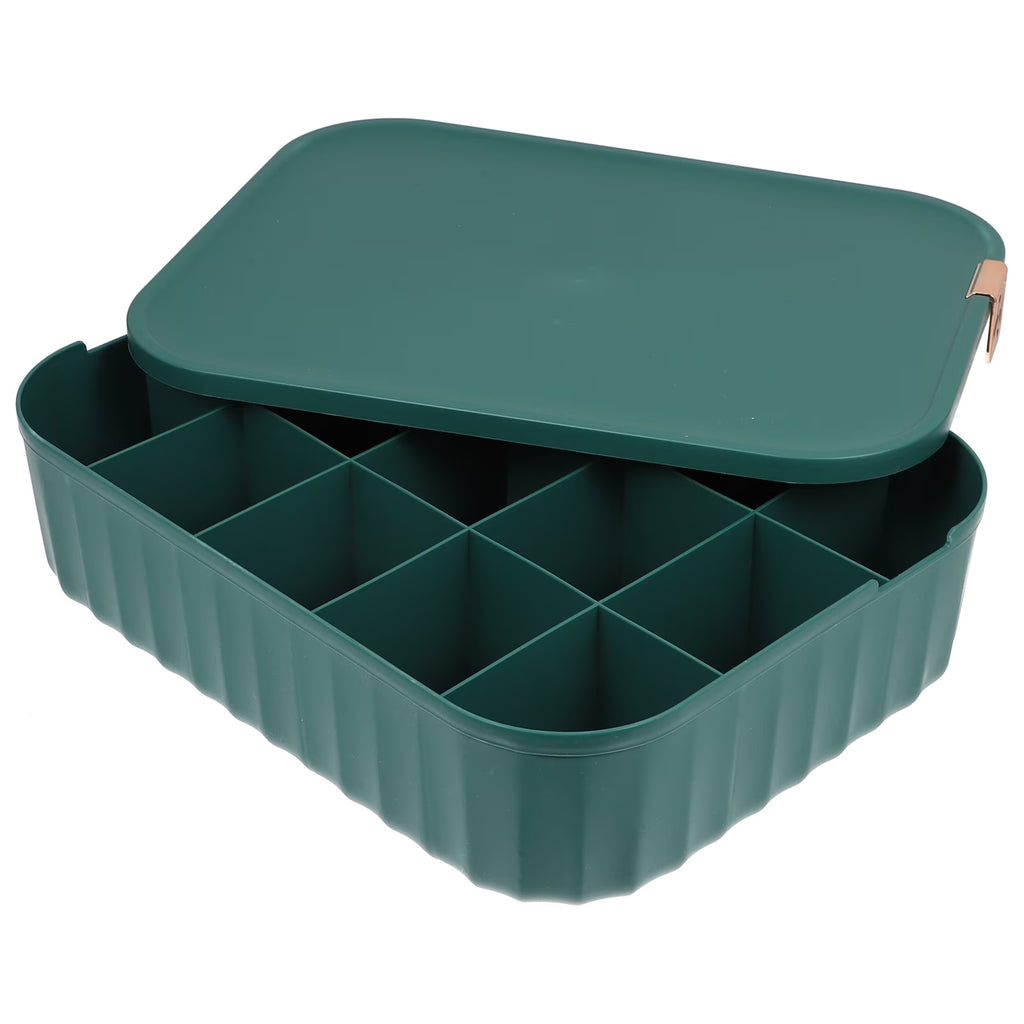Organizer Bin Storage Box Underwear Drawer Storage Baby 30X23.5X8CM Green – Convenient Family Mealtime Use for Streamlined Everyday Routines
