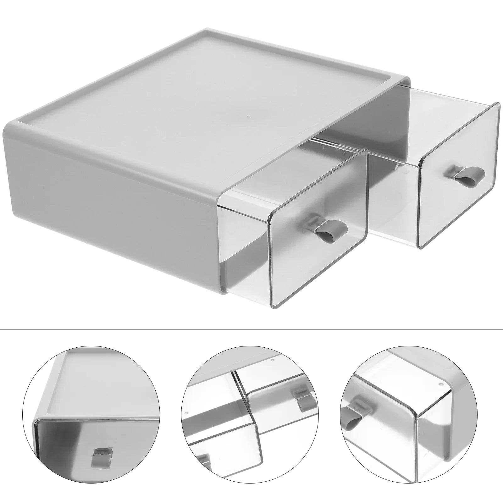 Bins Drawer Storage Box Cosmetics Organizer Office – Practical Home Organization for Streamlined Everyday Routines