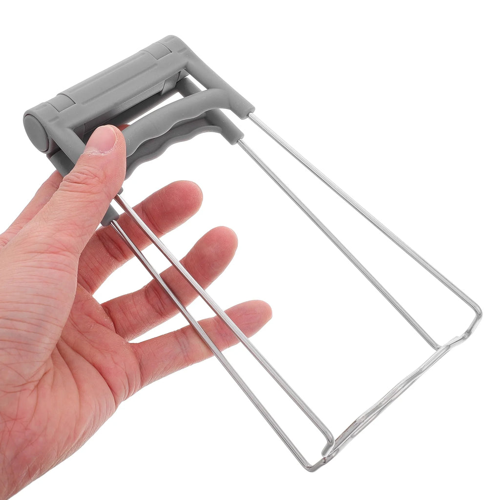 unbrandedKitchen Retriever Tongs Stainless Steel Plate Bowls Gripper Grey – Durable Stainless Steel Construction for Streamlined Everyday Routines