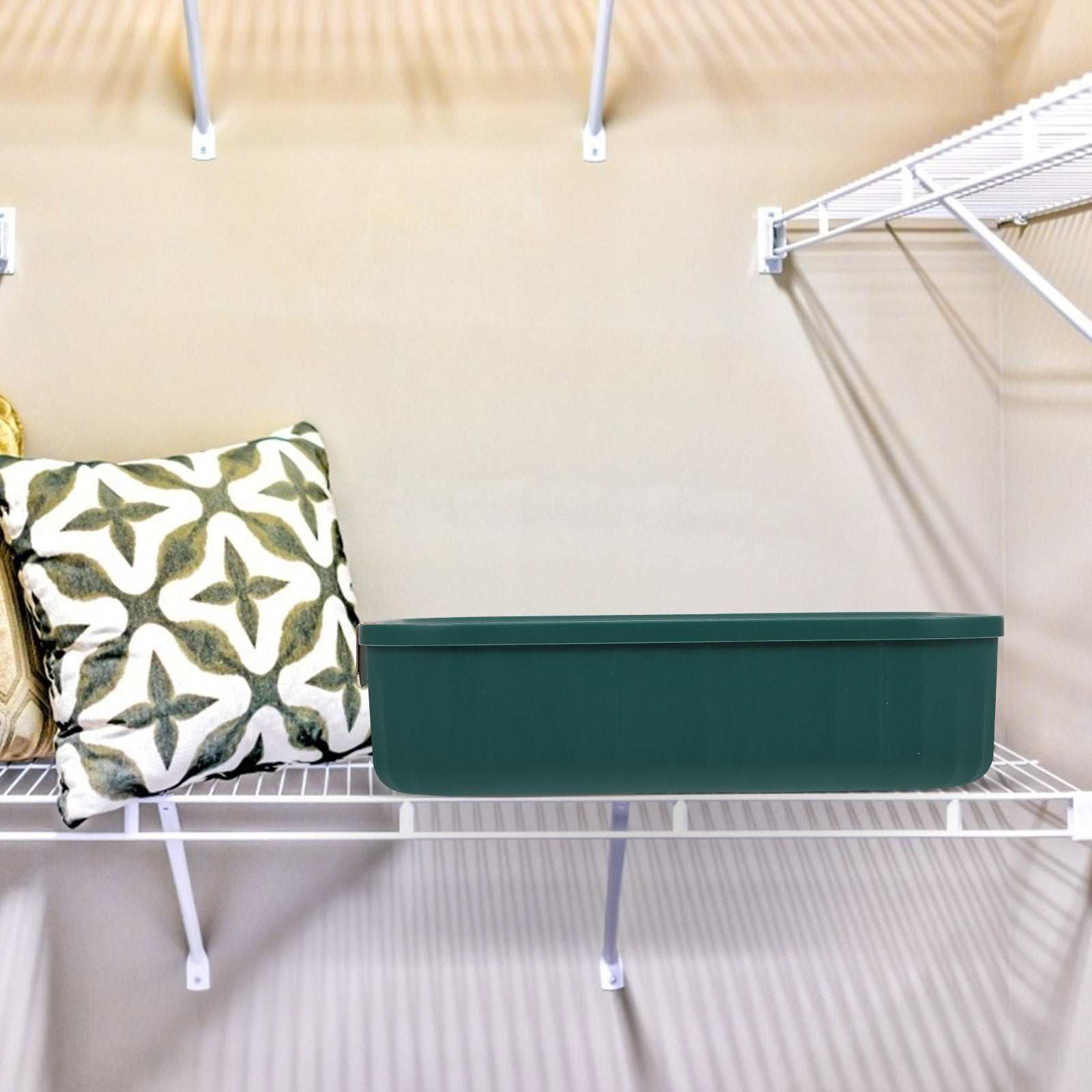 Organizer Bin Storage Box Underwear Drawer Storage Baby 30X23.5X8CM Green – Convenient Family Mealtime Use for Streamlined Everyday Routines