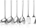 Kitchen Utensils Set 6pcs Stainless Steel Cooking Utensils Set Kitchen Tools Spatulas Set Home Essentials Kitchen Gadgets Accessories – Durable Stainless Steel Construction for Streamlined Everyday Routines