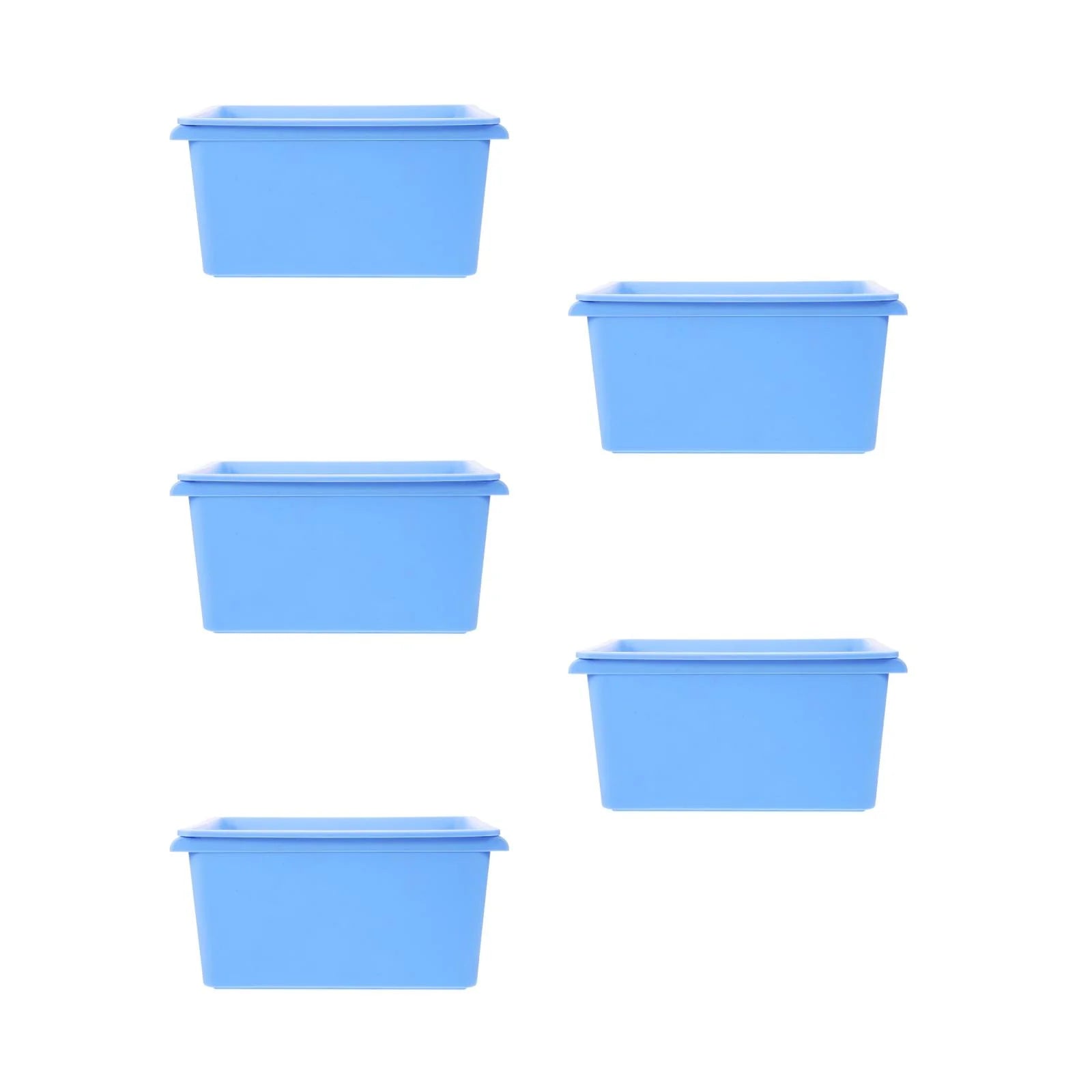 5pcs Desktop Simple Storage Box Multi-functional Organizing Box Desktop Small Object Organizer – Practical Home Organization for Streamlined Everyday Routines