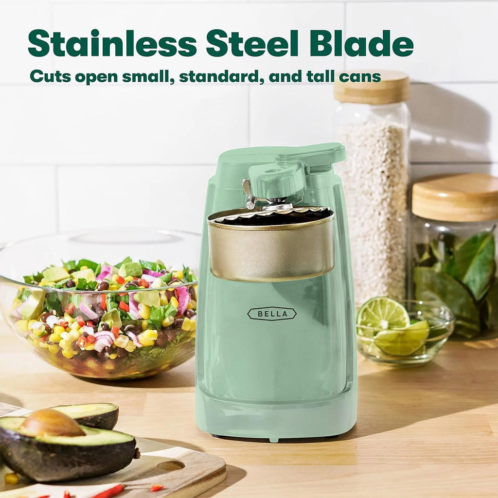 Electric Can Opener and Knife Sharpener Multifunctional Jar and Bottle Opener with Removable Cutting Lever and Cord Storage Stainless Steel Blade, – Durable Stainless Steel Construction for Streamlined Everyday Routines – Catalog Item 123