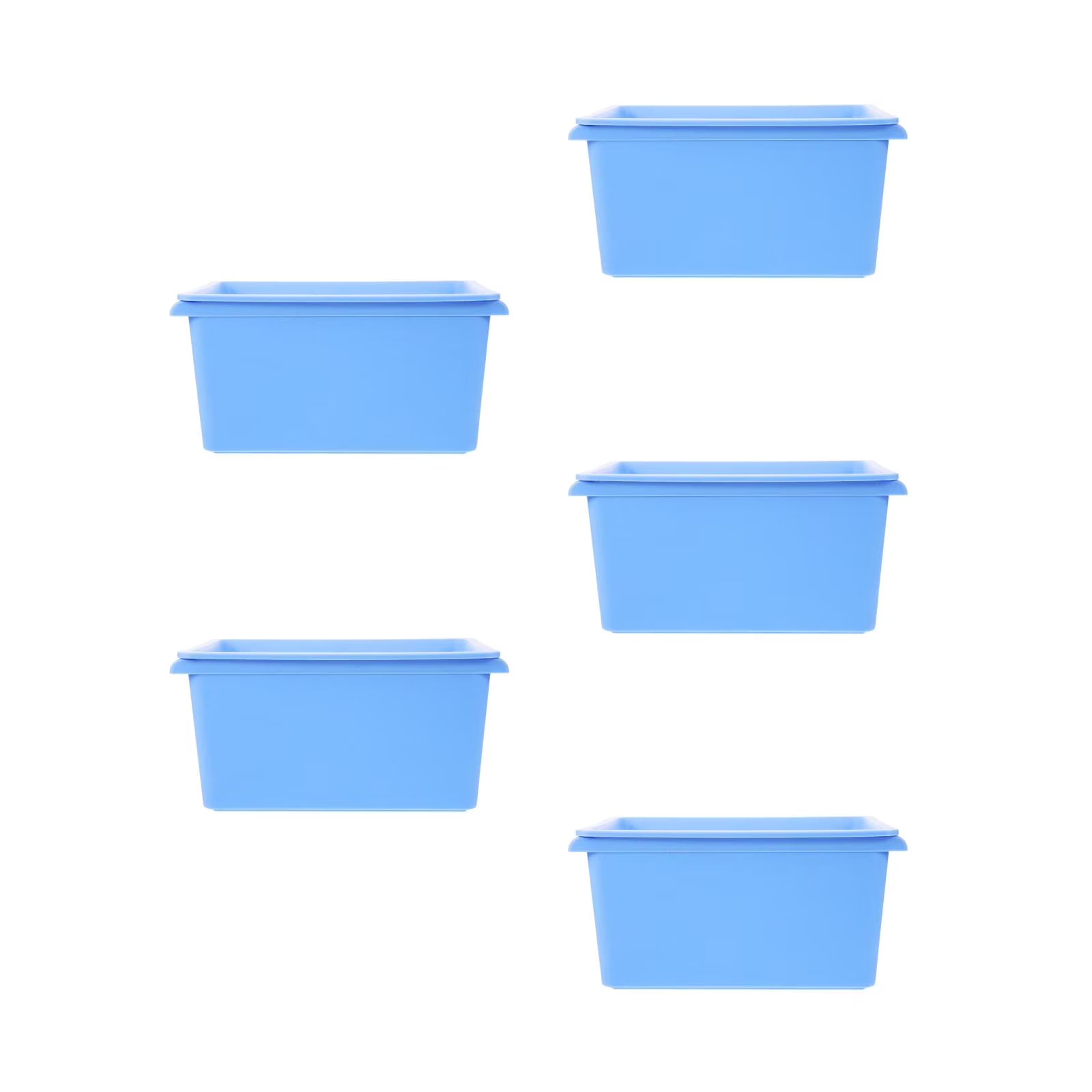 5pcs Desktop Simple Storage Box Multi-functional Organizing Box Desktop Small Object Organizer – Practical Home Organization for Streamlined Everyday Routines