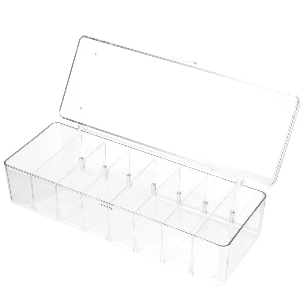 Card Game Business Cards Card Storage Box Travel 26X10X7.5CM Transparent – Clear-View Organization for Streamlined Everyday Routines
