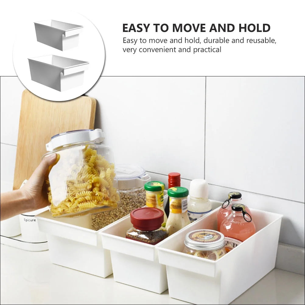 2 PCS Large Storage Containers with Lids Portable Box PP Material Boxes – Secure Lid Design for Streamlined Everyday Routines