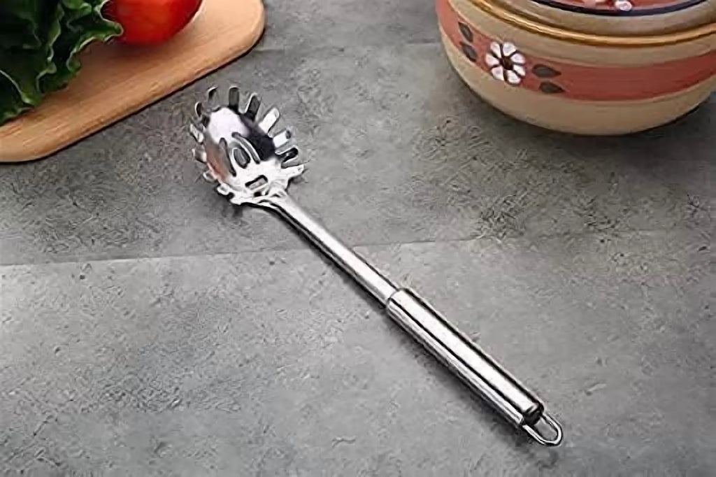2-Piece Spaghetti Set Stainless Steel Pasta& Tongs Heat Resistant 12 Inch – Durable Stainless Steel Construction for Streamlined Everyday Routines