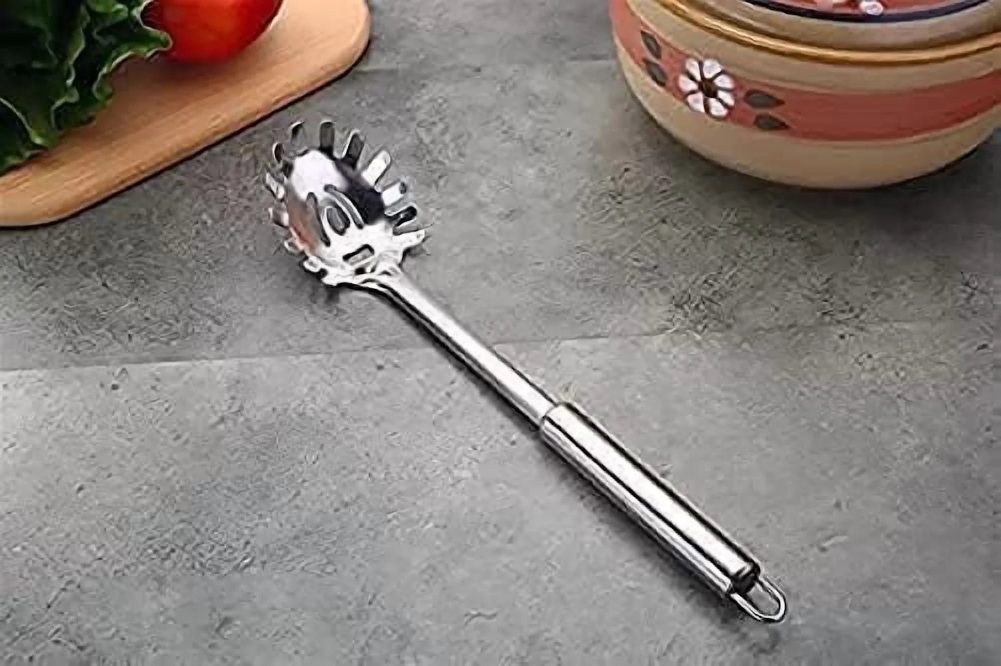 2-Piece Spaghetti Set Stainless Steel Pasta& Tongs Heat Resistant 12 Inch – Durable Stainless Steel Construction for Streamlined Everyday Routines