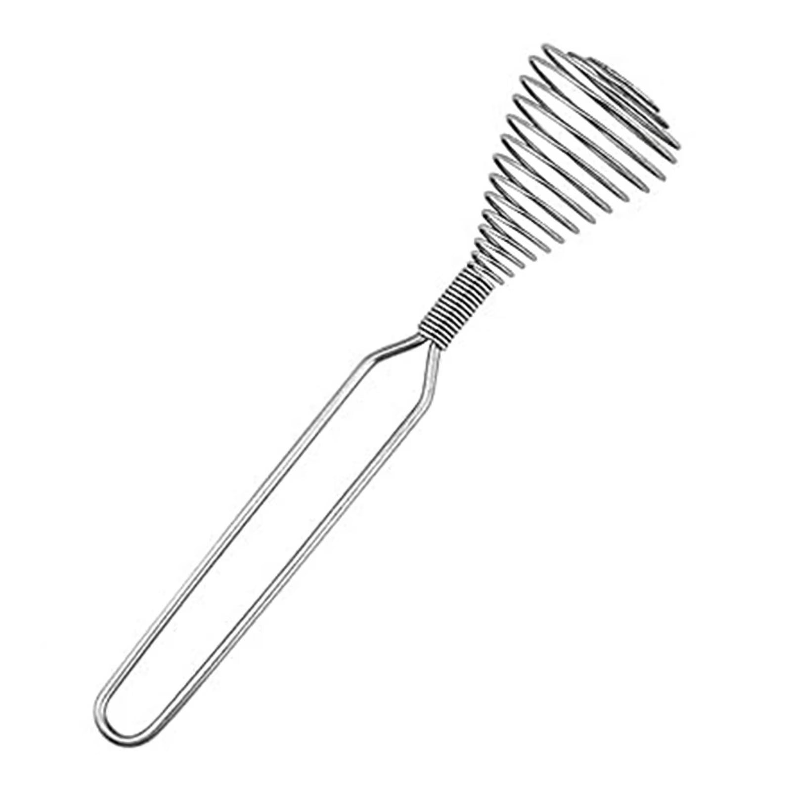Stainless Steel Spring Coil Whisk Wire Whip-Cream Egg Beater -Cream Hand Mixer Kitchen Tool Accessories for Mixing – Durable Stainless Steel Construction for Streamlined Everyday Routines