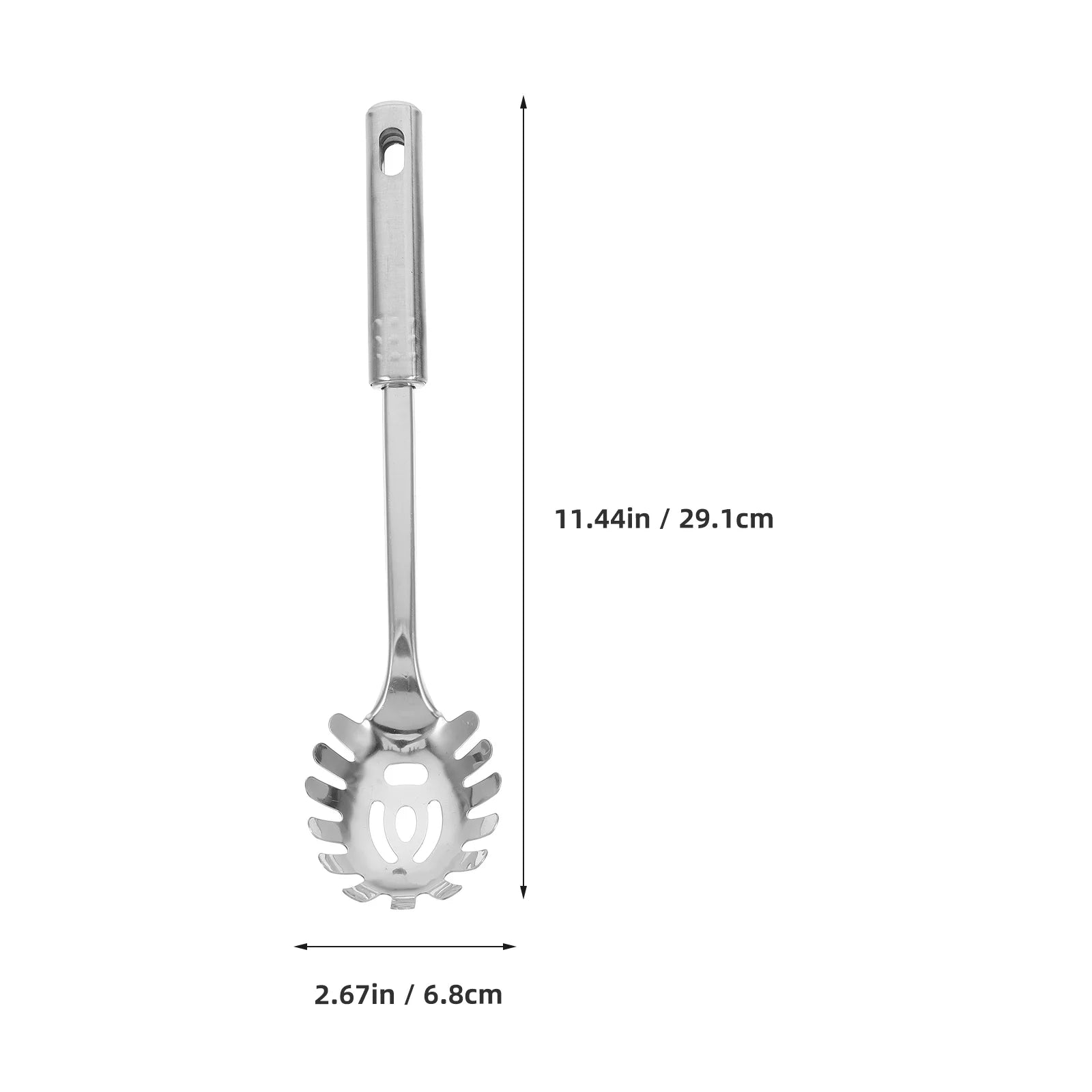 Stainless Steel Pasta Server 1 Set Spaghetti Spoon Noodle Claw Pasta Fork Metal Pasta Spoon Heat Resistant for Cooking – Durable Stainless Steel Construction for Streamlined Everyday Routines
