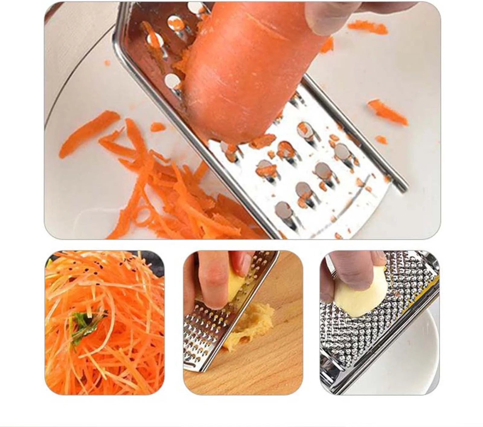 Hiroekza Cheese Grater Stainless Steel Zester Graters For Kitchen - Multi-purpose Kitchenware Kitchen Gadgets Clearance – Durable Stainless Steel Construction for Streamlined Everyday Routines