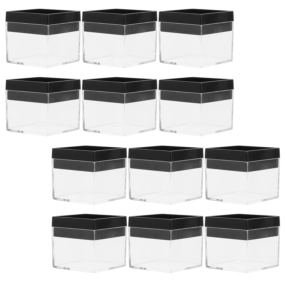 12 Pcs Specimen Boxes Capsules Small Item Storage Box Baby 4.2X4.2X3.3CM – Convenient Multi-Piece Set for Streamlined Everyday Routines