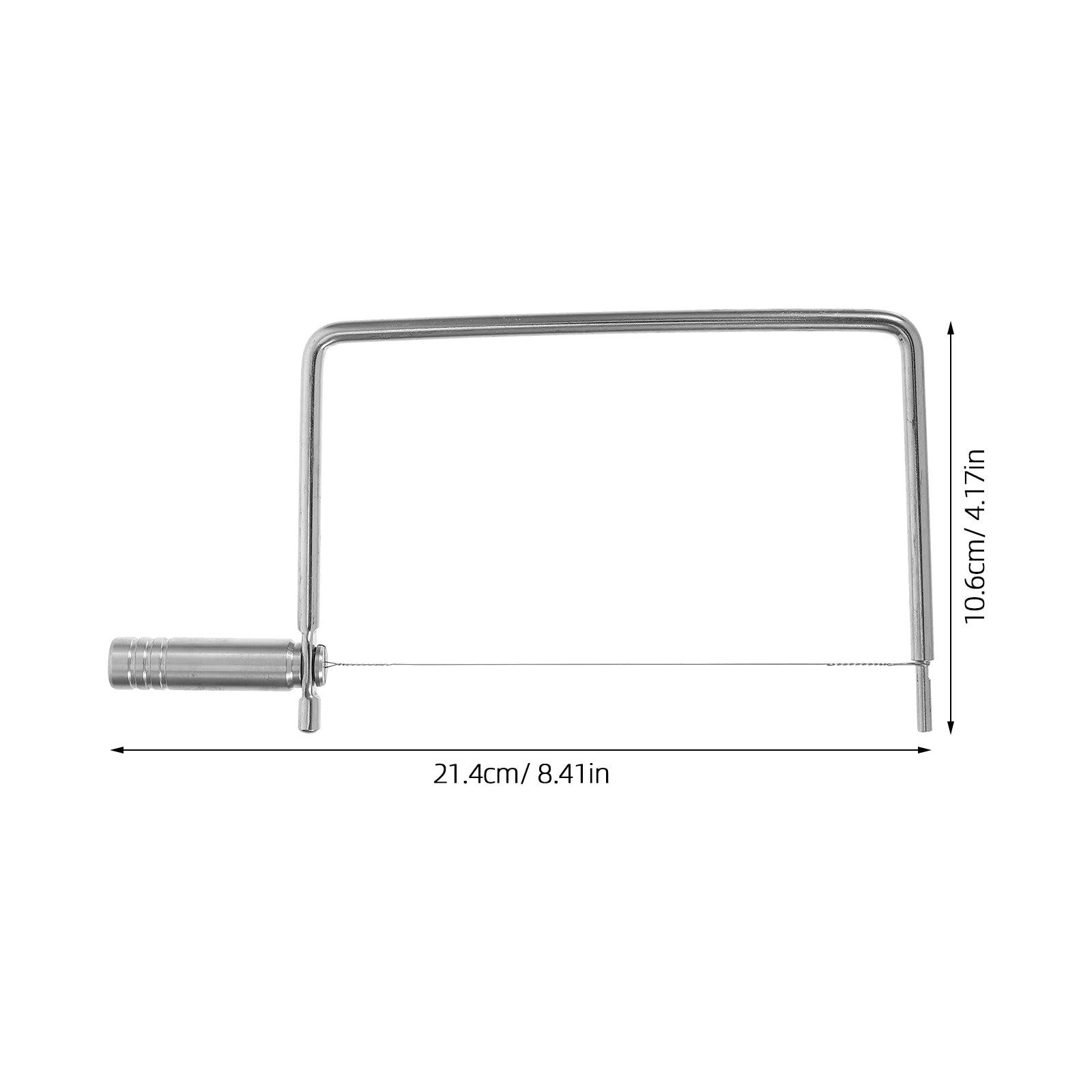 unbranded Stainless Steel Cheese Slicer with Wire Multipurpose Cheese Cutter for Slices Handheld Cheese Slicer for Butters and Cheese Blocks Kitchen Tool – Durable Stainless Steel Construction for Streamlined Everyday Routines
