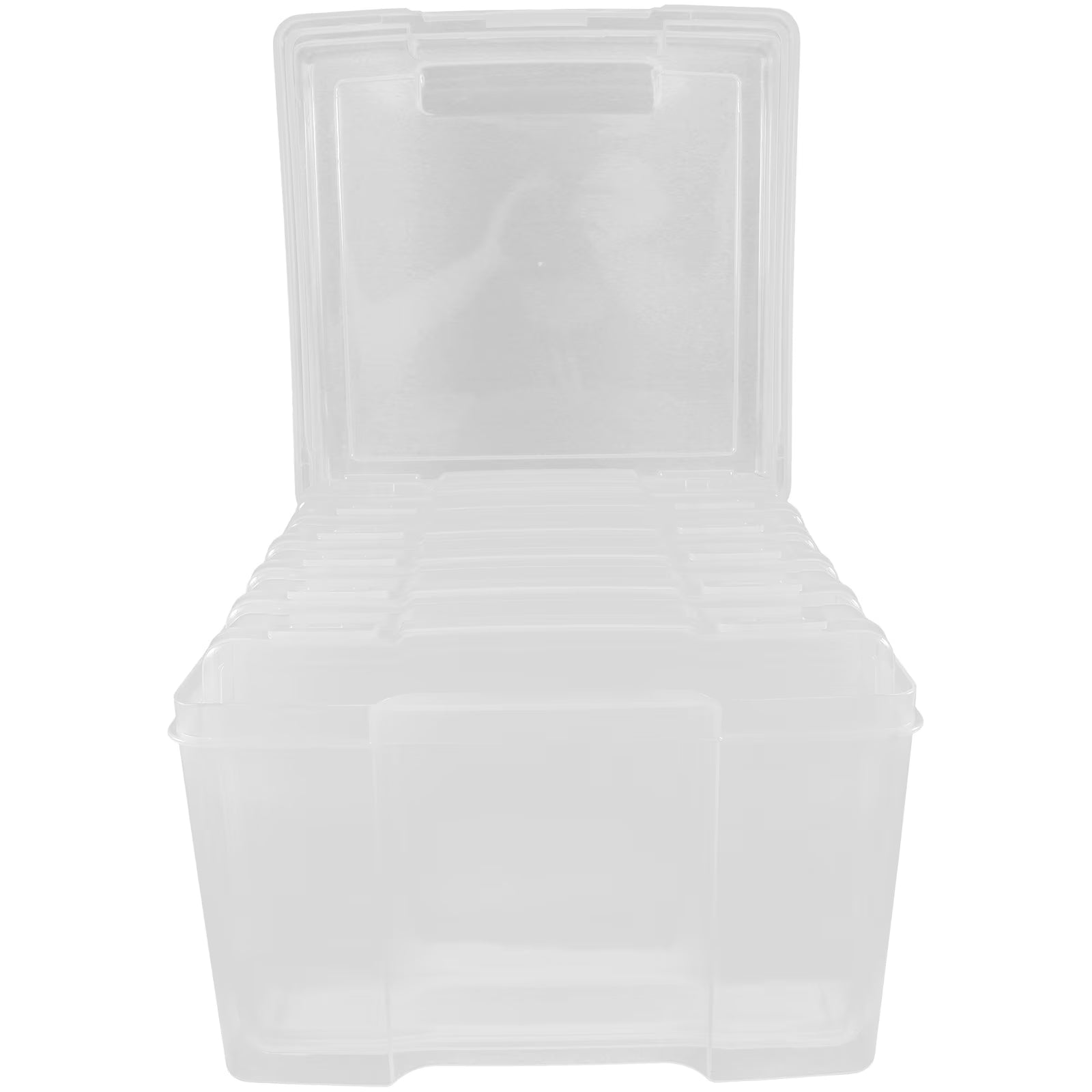 6Pcs Cards Storage Boxes Postcards Photos Organizing Cases Clear Plastic Storage Cases – Clear-View Organization for Streamlined Everyday Routines