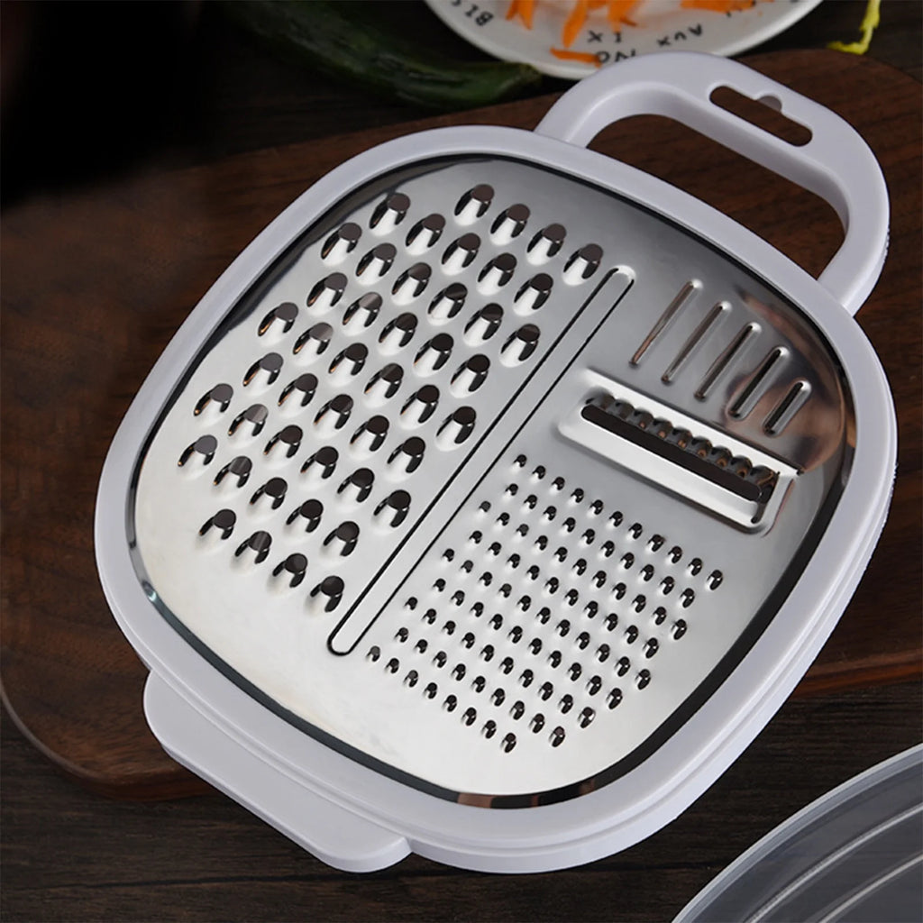 Grater Well-crafted Handheld Cheese Grater - Cheese Grater With Soft Handle - Grater For Kitchen Spices Ginger - Stainless Steel Cheese Shredder - Lemon Zester To Kitchen Gadgets Clearance – Convenient Carry Handles for Streamlined Everyday Routines