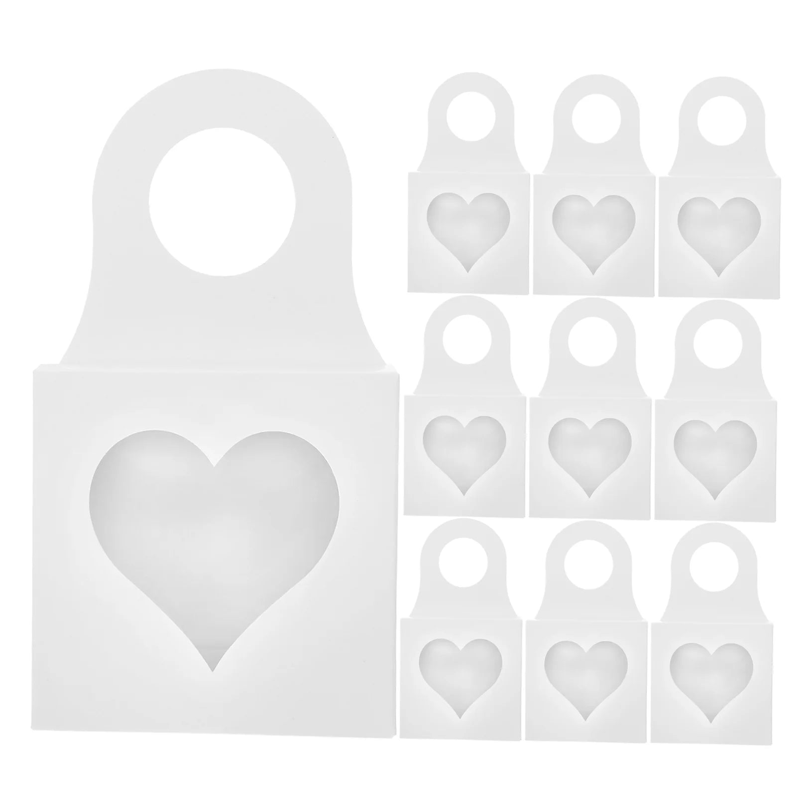 25 Pcs Storage Boxes with Lids Red Wine Bottle Hook Box 9.00X9.00X3.00CM White – Secure Lid Design for Streamlined Everyday Routines
