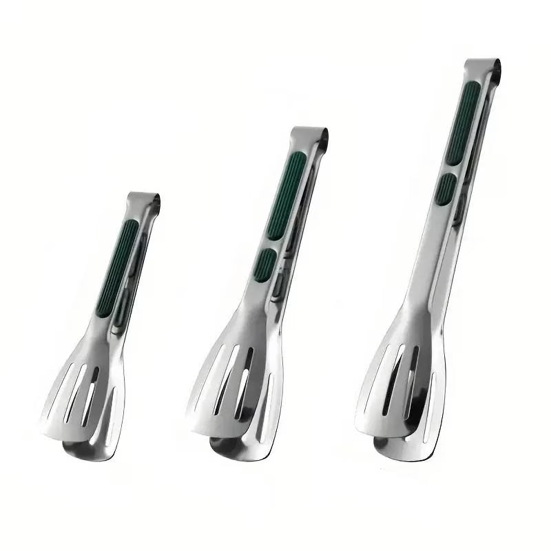 3 Pcs Stainless Steel Food Clips and Barbecue ForksSmallMediumLarge Three Size SetHigh Quality StructureMeat Salad Bread GrippersEssential Camping Kitchen Tools for Outdoor Tr – Durable Stainless Steel Construction for Streamlined Everyday Routines