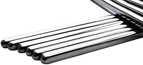 Stainless Steel Chopsticks Metal Reusable Dining Chopsticks 10 Pairs$$Home Decor Kitchen & Other – Durable Stainless Steel Construction for Streamlined Everyday Routines