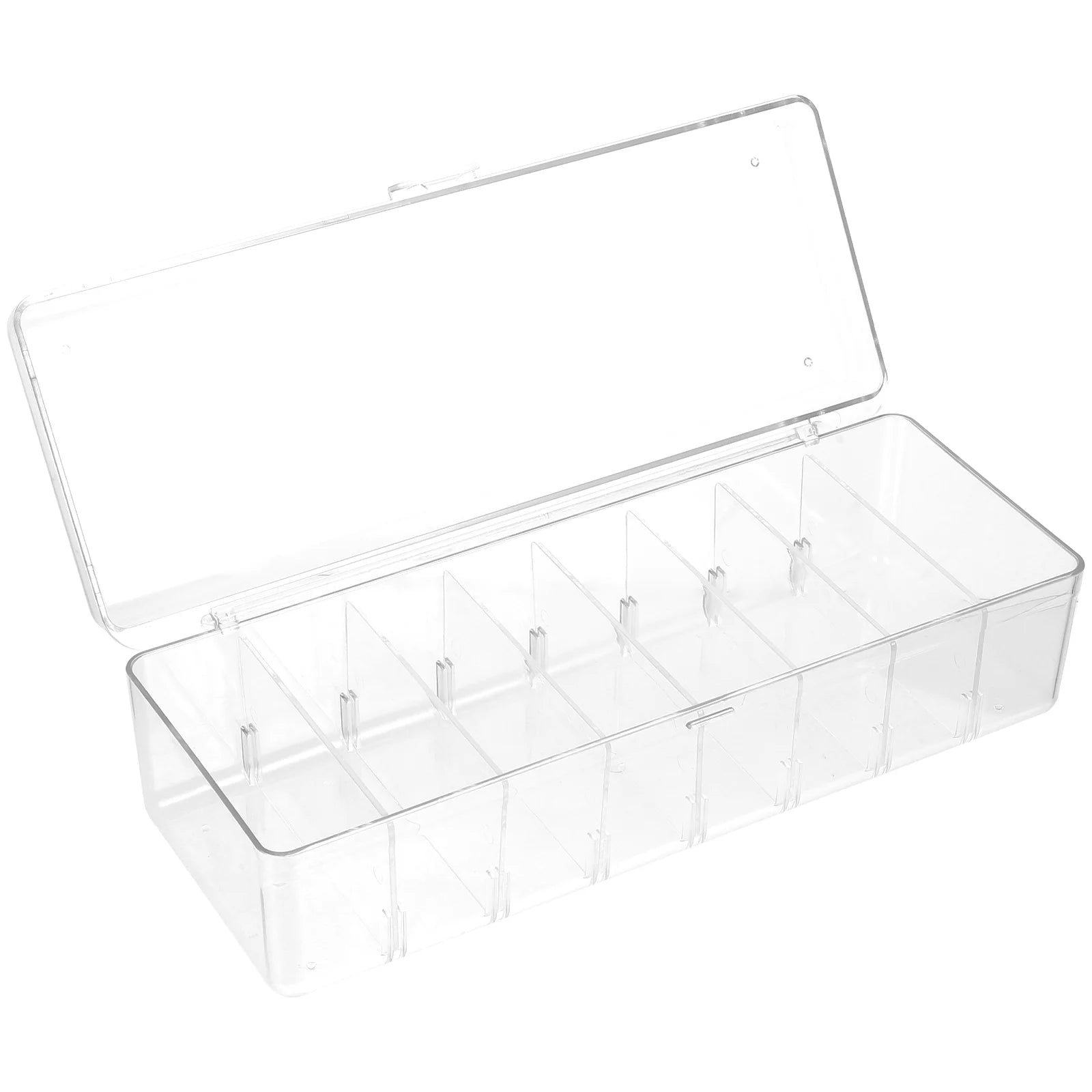 Card Game Business Cards Card Storage Box Travel 26X10X7.5CM Transparent – Clear-View Organization for Streamlined Everyday Routines