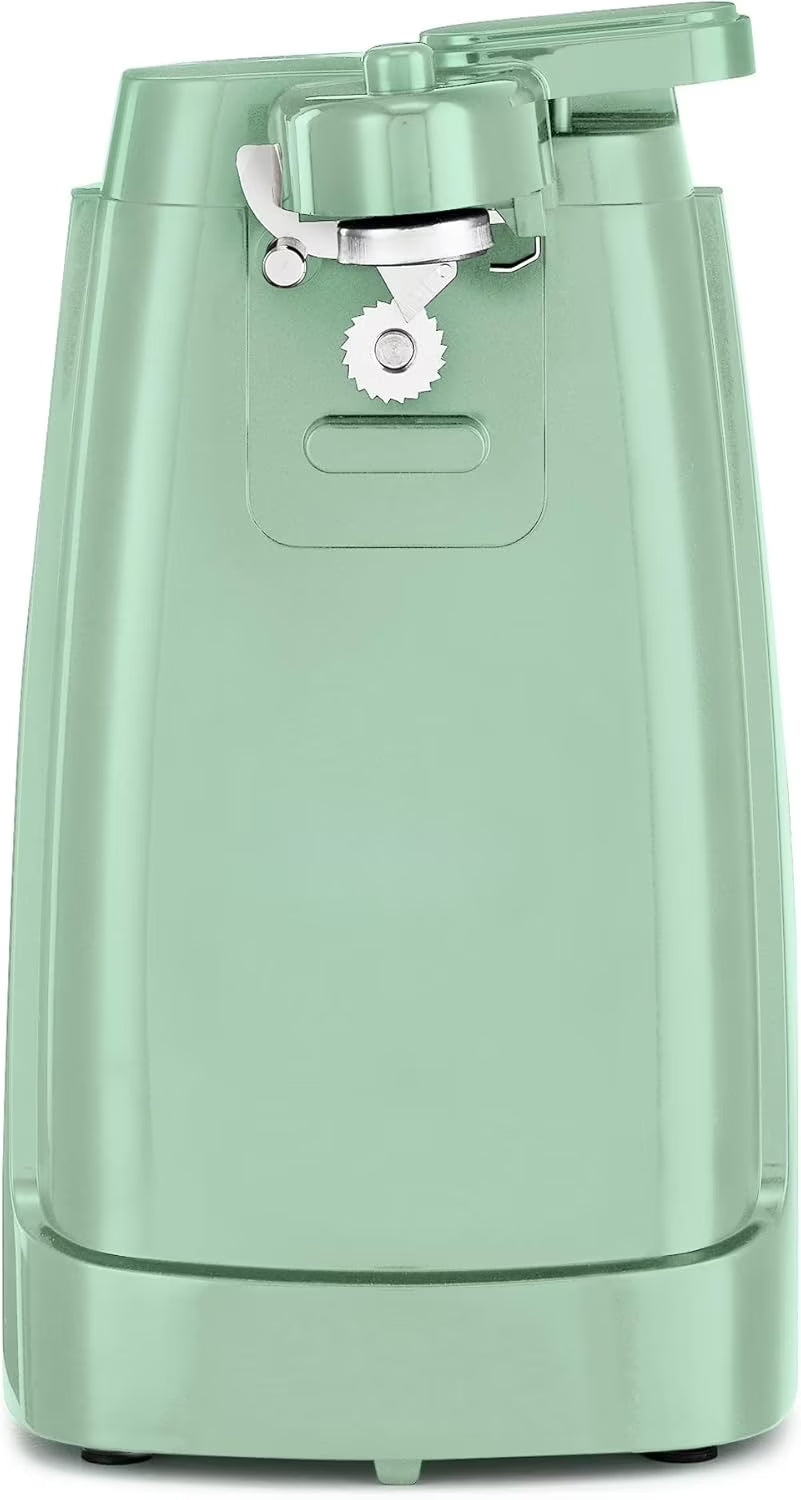 Electric Can Opener and Knife Sharpener Multifunctional Jar and Bottle Opener with Removable Cutting Lever and Cord Storage Stainless Steel Blade, – Durable Stainless Steel Construction for Streamlined Everyday Routines – Catalog Item 123