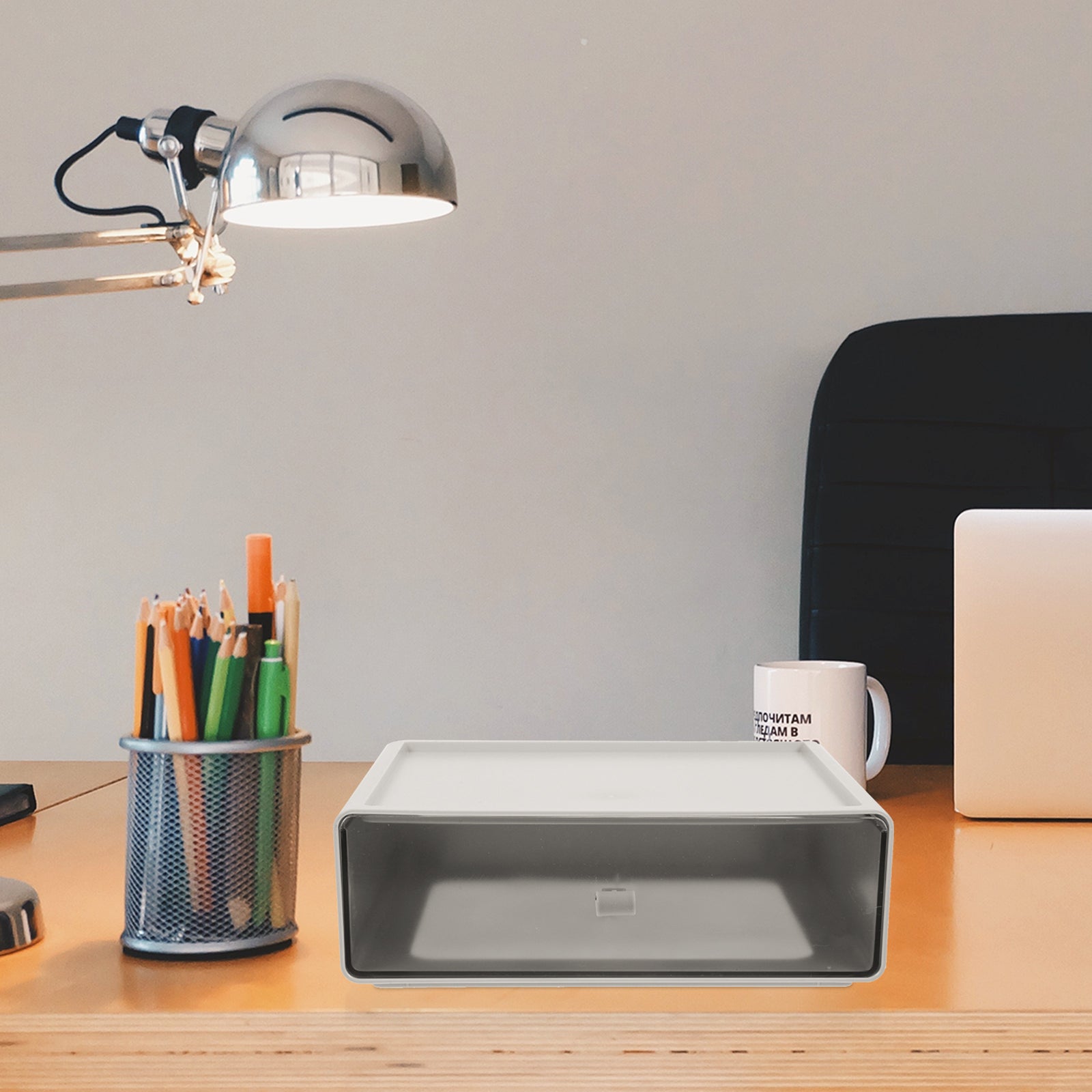 Storage Boxes for Shelves Drawer Stackable Desk Organizer – Everyday Household Format for Streamlined Everyday Routines
