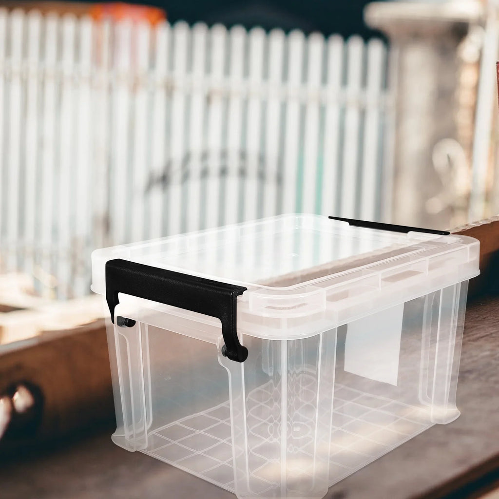 Transparent Dust-proof and Moisture-proof Household Storage Box with Lid Makeup – Secure Lid Design for Streamlined Everyday Routines